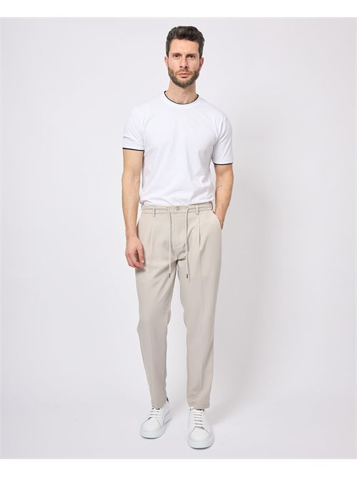 Pantaloni uomo Yes Zee con coulisse ed elastico YES ZEE | P670-KE000899